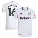 Aston Villa aston-villa-adidas-away-authentic-shirt-2024-25-with-a.garcia-16-printing Kits - Official Football Shirts & Training Gear