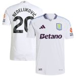 Aston Villa aston-villa-adidas-away-authentic-shirt-2024-25-with-nedeljkovic-20-printing Kits - Official Football Shirts & Training Gear