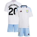 Aston Villa aston-villa-adidas-away-mini-kit-2024-25-with-nedeljkovic-20-printing Kits - Official Football Shirts & Training Gear