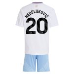 Aston Villa aston-villa-adidas-away-mini-kit-2024-25-with-nedeljkovic-20-printing_2 Kits - Official Football Shirts & Training Gear