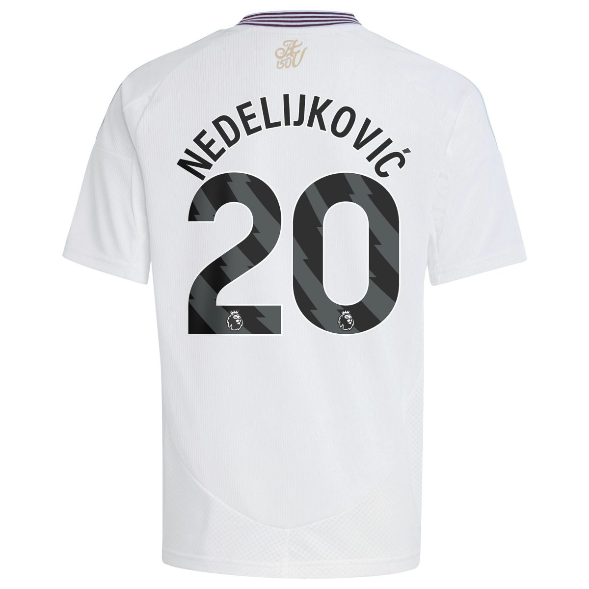 Aston Villa aston-villa-adidas-away-shirt-2024-25-kids-with-nedeljkovic-20-printing_2 Kits - Official Football Shirts & Training Gear