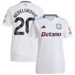 Aston Villa aston-villa-adidas-away-shirt-2024-25-womens-with-nedeljkovic-20-printing Kits - Official Football Shirts & Training Gear