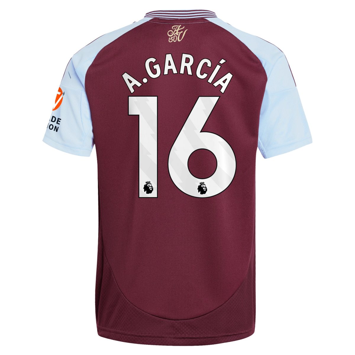 Aston Villa aston-villa-adidas-home-shirt-2024-25-with-a.garcia-16-printing_2 Kits - Official Football Shirts & Training Gear