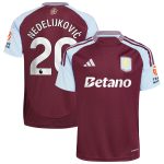 Aston Villa aston-villa-adidas-home-shirt-2024-25-with-nedeljkovic-20-printing Kits - Official Football Shirts & Training Gear