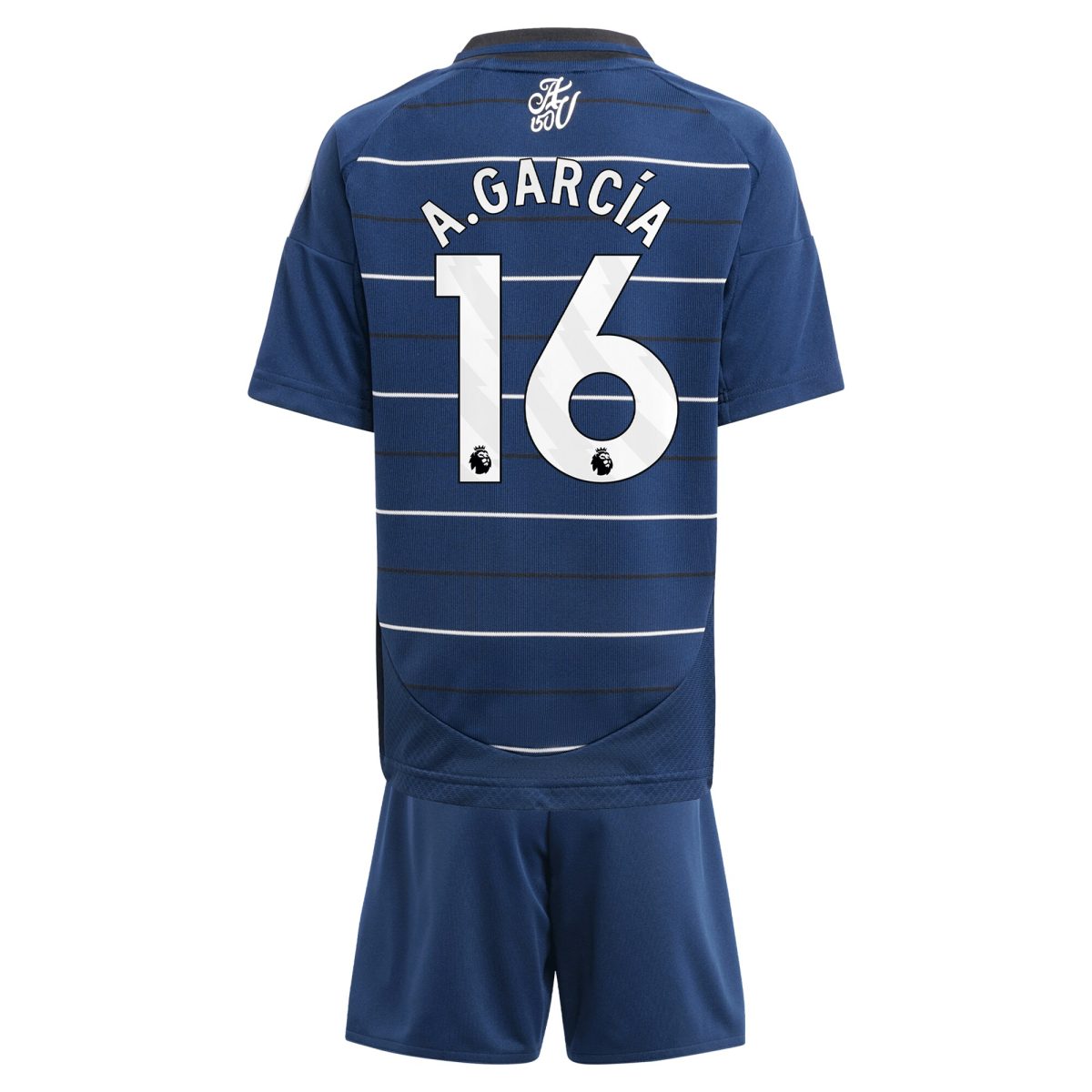 Aston Villa aston-villa-adidas-third-minikit-2024-25-with-a.garcia-16-printing_2 Kits - Official Football Shirts & Training Gear