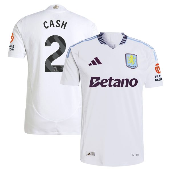 Aston Villa aston villa adidas away authentic shirt 2024-25 with cash 2 printing Kits - Official Football Shirts & Training Gear