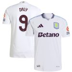 Aston Villa aston villa adidas away authentic shirt 2024-25 with daly 9 cup printing Kits - Official Football Shirts & Training Gear