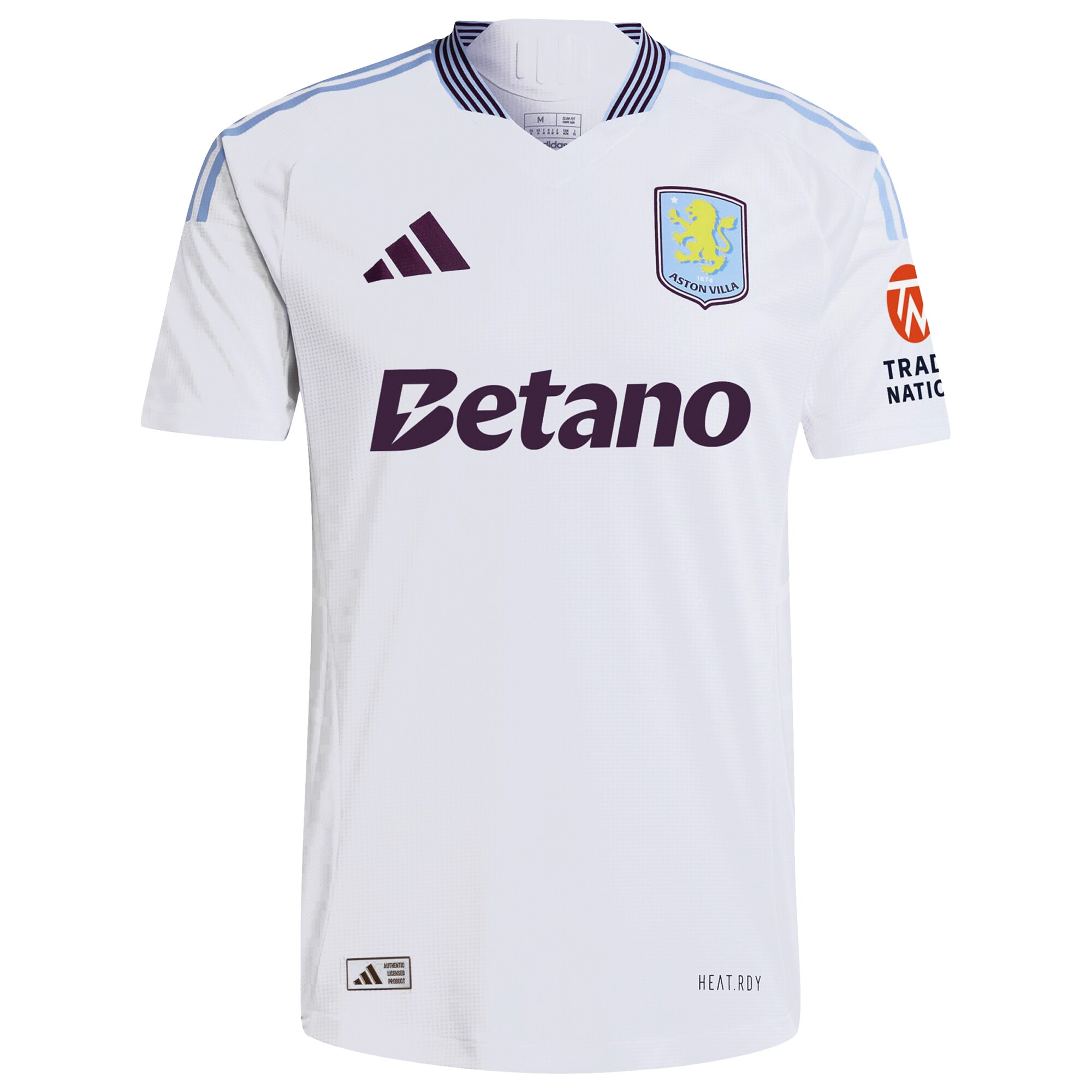 Aston Villa aston villa adidas away authentic shirt 2024-25 with diego carlos 3 cup printing Kits - Official Football Shirts & Training Gear
