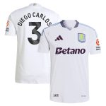 Aston Villa aston villa adidas away authentic shirt 2024-25 with diego carlos 3 printing Kits - Official Football Shirts & Training Gear