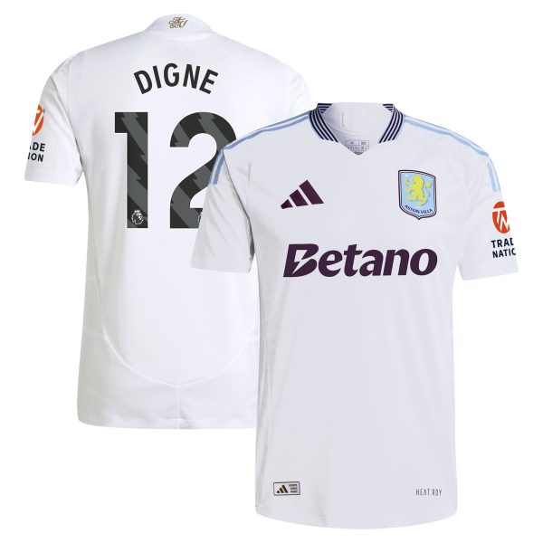 Aston Villa aston villa adidas away authentic shirt 2024-25 with digne 12 printing Kits - Official Football Shirts & Training Gear