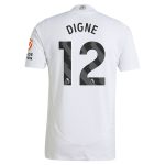 Aston Villa aston villa adidas away authentic shirt 2024-25 with digne 12 printing Kits - Official Football Shirts & Training Gear