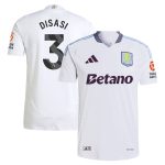 Aston Villa aston villa adidas away authentic shirt 2024-25 with disasi 3 printing Kits - Official Football Shirts & Training Gear