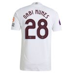 Aston Villa aston villa adidas away authentic shirt 2024-25 with gabi nunes 28 cup printing Kits - Official Football Shirts & Training Gear