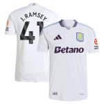 Aston Villa aston villa adidas away authentic shirt 2024-25 with j. ramsey 41 printing Kits - Official Football Shirts & Training Gear