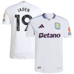 Aston Villa aston villa adidas away authentic shirt 2024-25 with jaden 19 printing Kits - Official Football Shirts & Training Gear