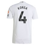 Aston Villa aston villa adidas away authentic shirt 2024-25 with konsa 4 printing Kits - Official Football Shirts & Training Gear