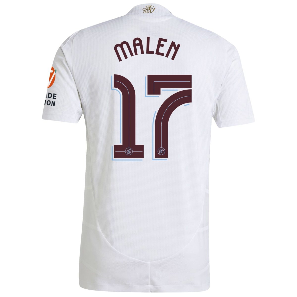 Aston Villa aston villa adidas away authentic shirt 2024-25 with malen 17 cup printing Kits - Official Football Shirts & Training Gear