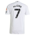 Aston Villa aston villa adidas away authentic shirt 2024-25 with mcginn 7 printing Kits - Official Football Shirts & Training Gear