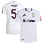 Aston Villa aston villa adidas away authentic shirt 2024-25 with mings 5 cup printing Kits - Official Football Shirts & Training Gear
