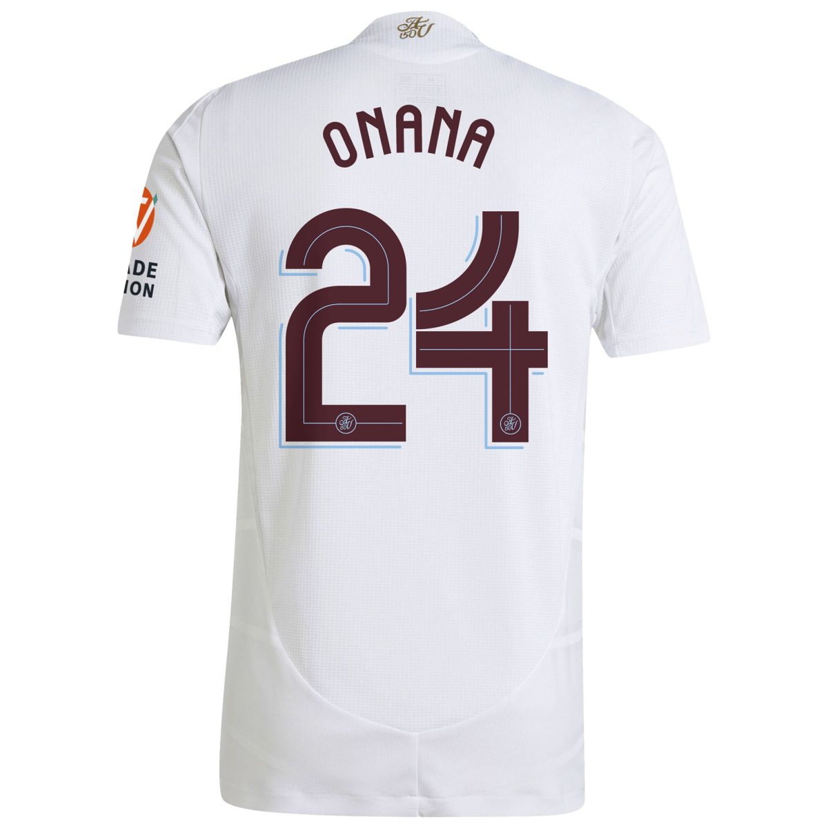 Aston Villa aston villa adidas away authentic shirt 2024-25 with onana 24 cup printing Kits - Official Football Shirts & Training Gear