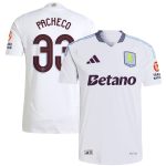 Aston Villa aston villa adidas away authentic shirt 2024-25 with pacheco 33 cup printing Kits - Official Football Shirts & Training Gear