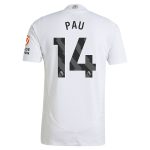 Aston Villa aston villa adidas away authentic shirt 2024-25 with pau 14 printing Kits - Official Football Shirts & Training Gear