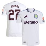 Aston Villa aston villa adidas away authentic shirt 2024-25 with rogers 27 cup printing Kits - Official Football Shirts & Training Gear