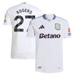 Aston Villa aston villa adidas away authentic shirt 2024-25 with rogers 27 printing Kits - Official Football Shirts & Training Gear