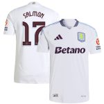 Aston Villa aston villa adidas away authentic shirt 2024-25 with salmon 17 cup printing Kits - Official Football Shirts & Training Gear