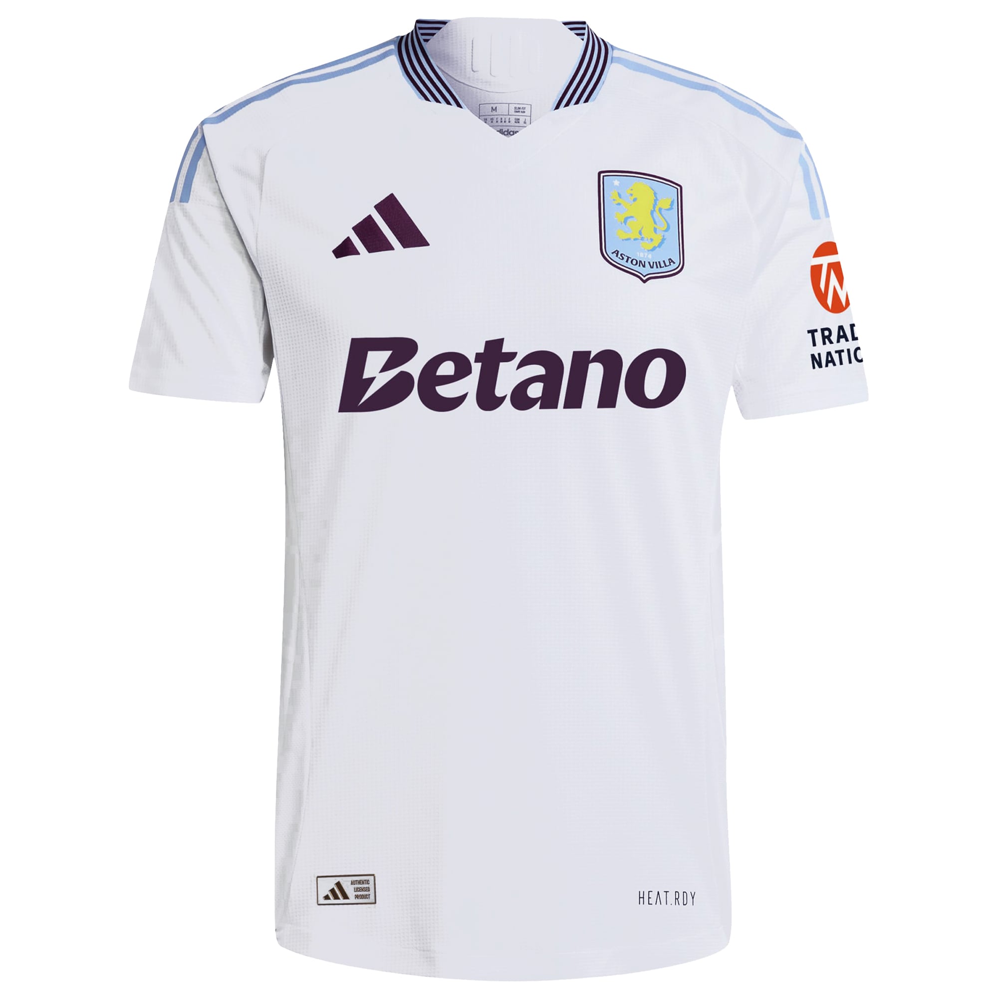 Aston Villa aston villa adidas away authentic shirt 2024-25 with staniforth 5 cup printing Kits - Official Football Shirts & Training Gear
