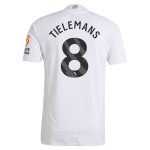 Aston Villa aston villa adidas away authentic shirt 2024-25 with tielemans 8 printing Kits - Official Football Shirts & Training Gear