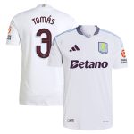 Aston Villa aston villa adidas away authentic shirt 2024-25 with tomás 3 cup printing Kits - Official Football Shirts & Training Gear