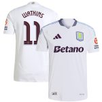 Aston Villa aston villa adidas away authentic shirt 2024-25 with watkins 11 cup printing Kits - Official Football Shirts & Training Gear