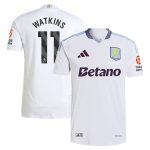 Aston Villa aston villa adidas away authentic shirt 2024-25 with watkins 11 printing Kits - Official Football Shirts & Training Gear