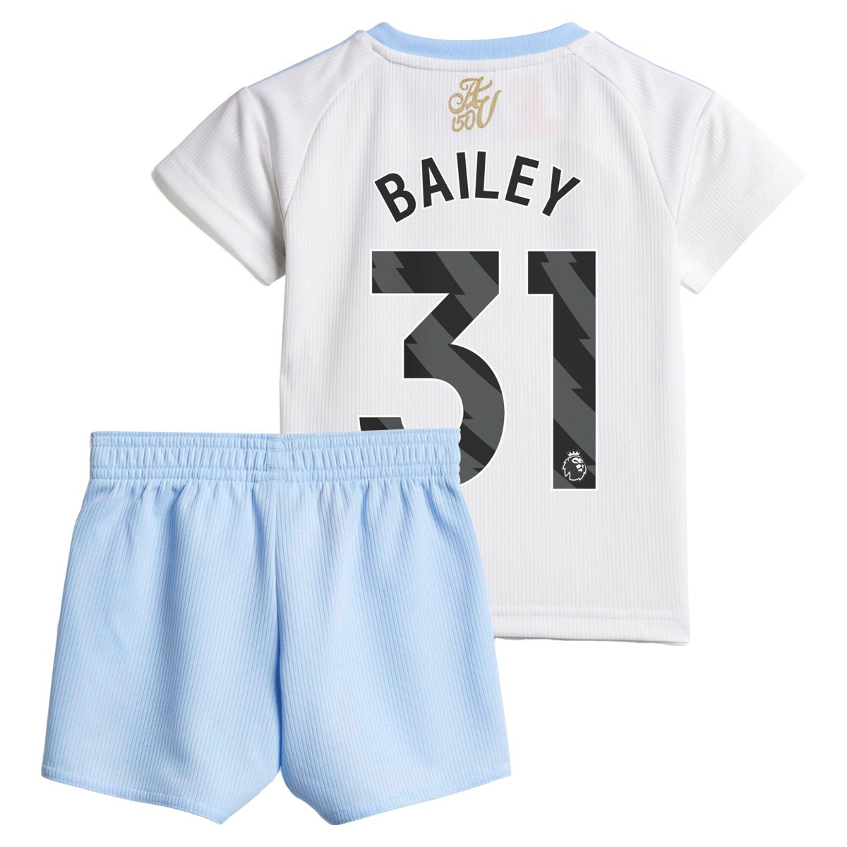 Aston Villa aston villa adidas away baby kit 2024-25 with bailey 31 printing Kits - Official Football Shirts & Training Gear