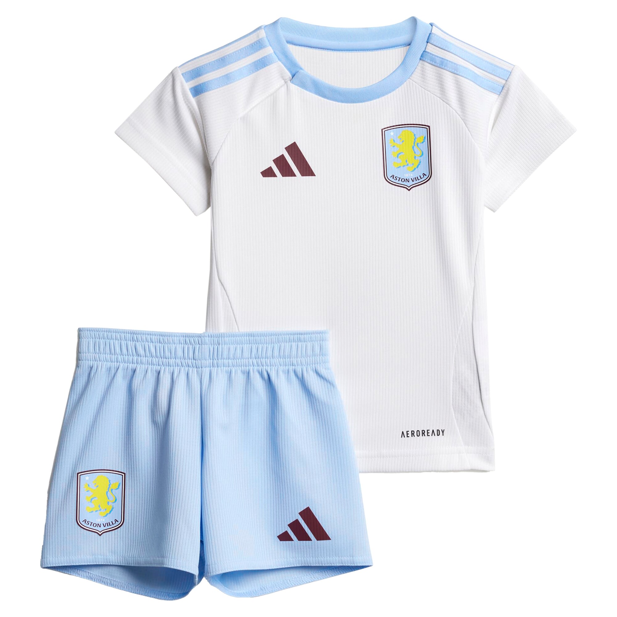 Aston Villa aston villa adidas away baby kit 2024-25 with diego carlos 3 printing Kits - Official Football Shirts & Training Gear