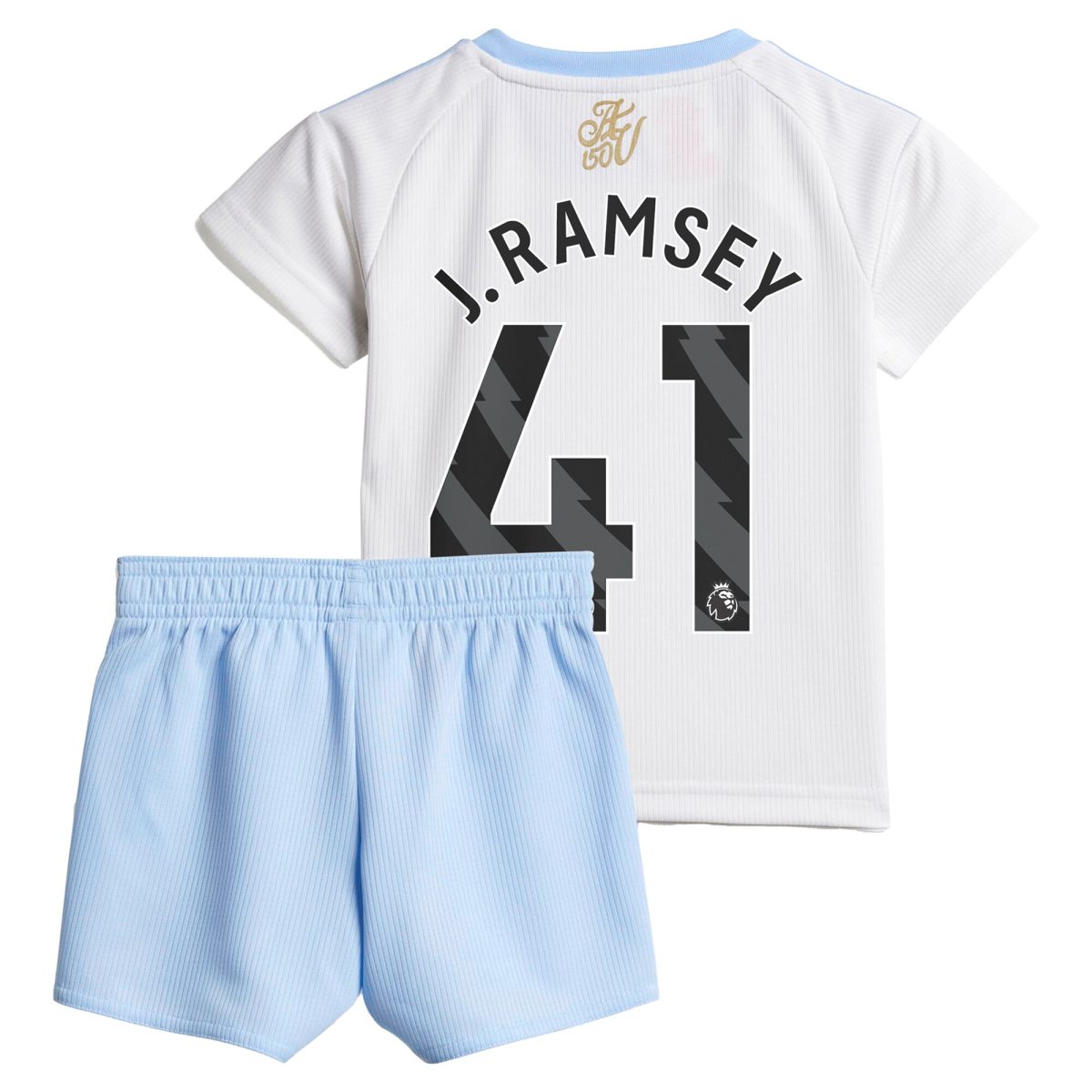 Aston Villa aston villa adidas away baby kit 2024-25 with j. ramsey 41 printing Kits - Official Football Shirts & Training Gear
