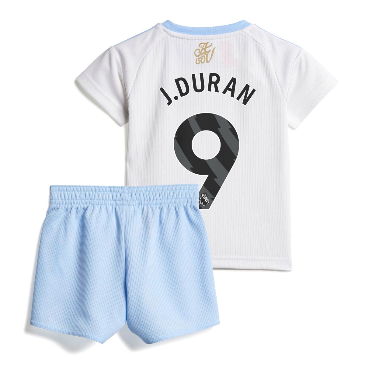 Aston Villa aston villa adidas away baby kit 2024-25 with j.duran 9 printing Kits - Official Football Shirts & Training Gear