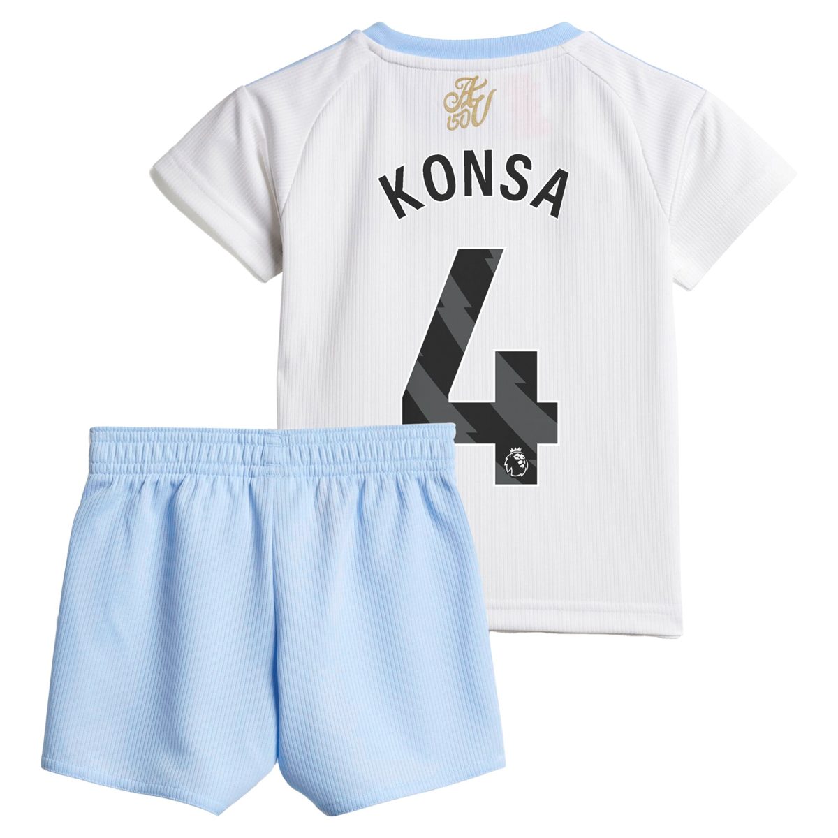 Aston Villa aston villa adidas away baby kit 2024-25 with konsa 4 printing Kits - Official Football Shirts & Training Gear