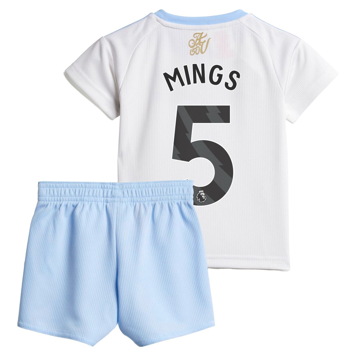 Aston Villa aston villa adidas away baby kit 2024-25 with mings 5 printing Kits - Official Football Shirts & Training Gear