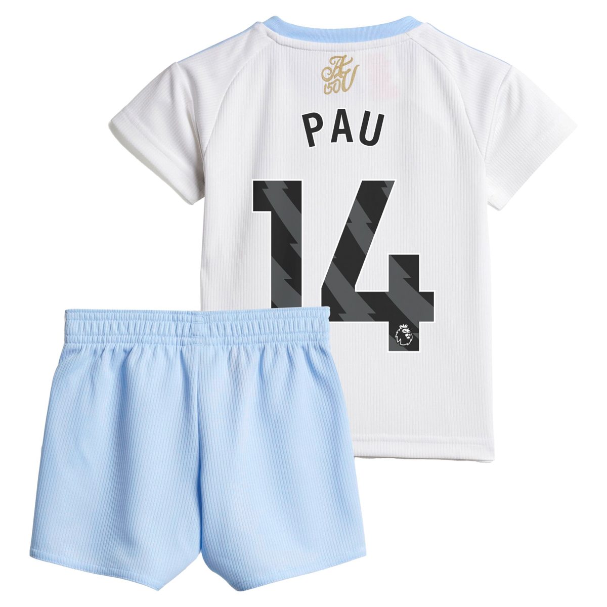 Aston Villa aston villa adidas away baby kit 2024-25 with pau 14 printing Kits - Official Football Shirts & Training Gear