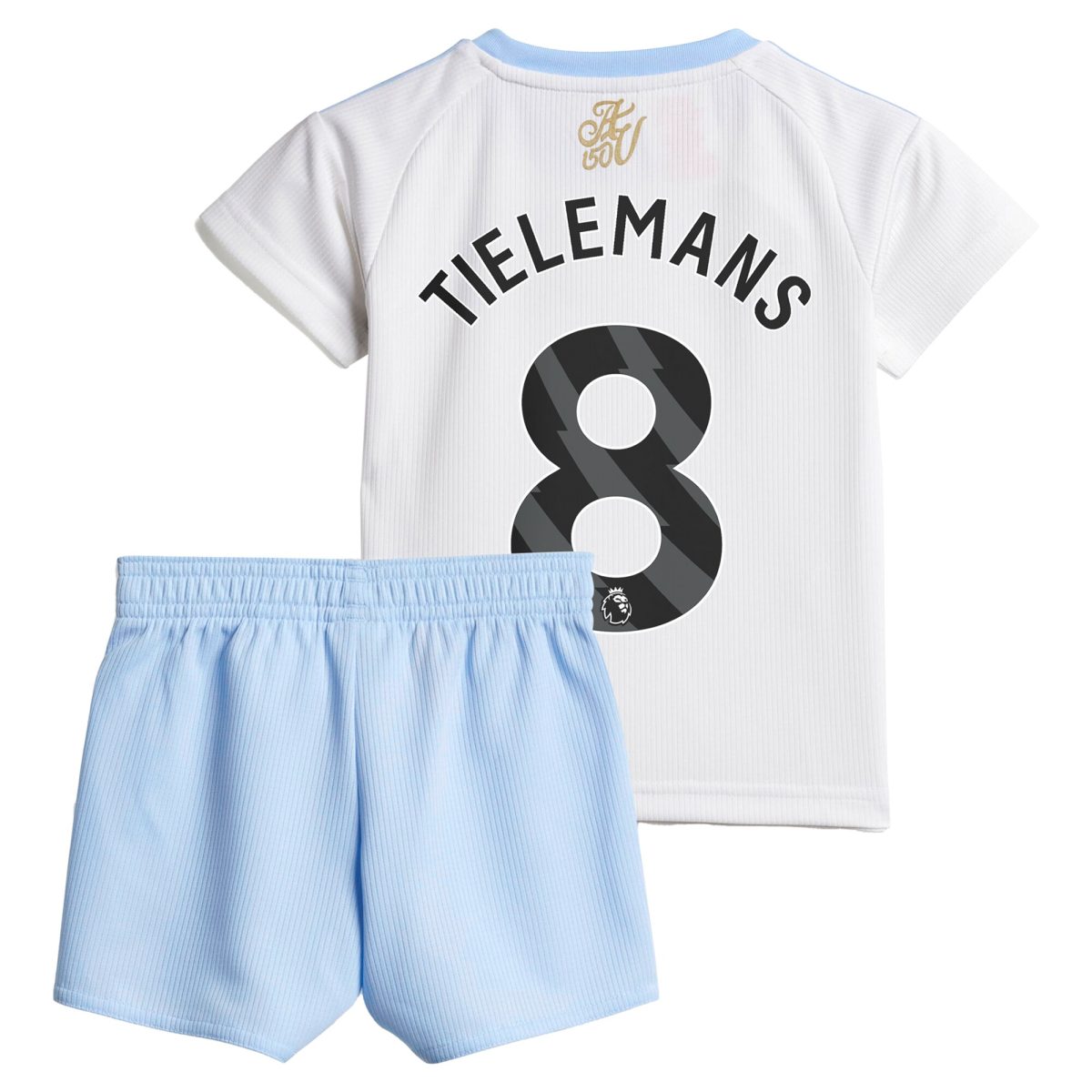 Aston Villa aston villa adidas away baby kit 2024-25 with tielemans 8 printing Kits - Official Football Shirts & Training Gear