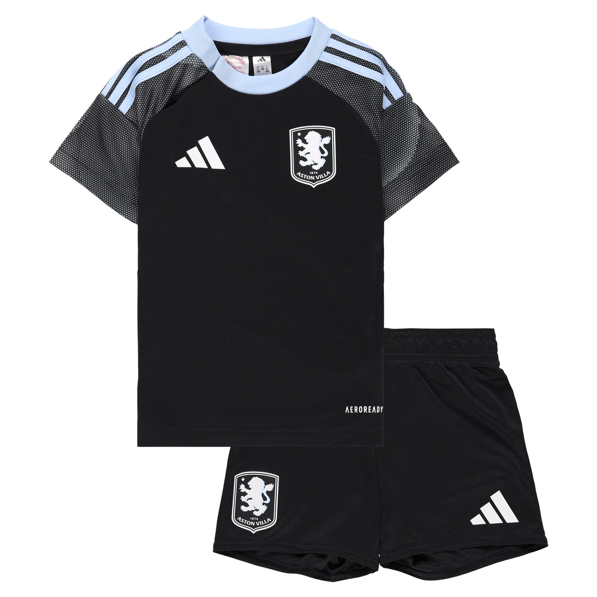Aston Villa aston villa adidas away baby kit 2025-26 with custom printing Kits - Official Football Shirts & Training Gear