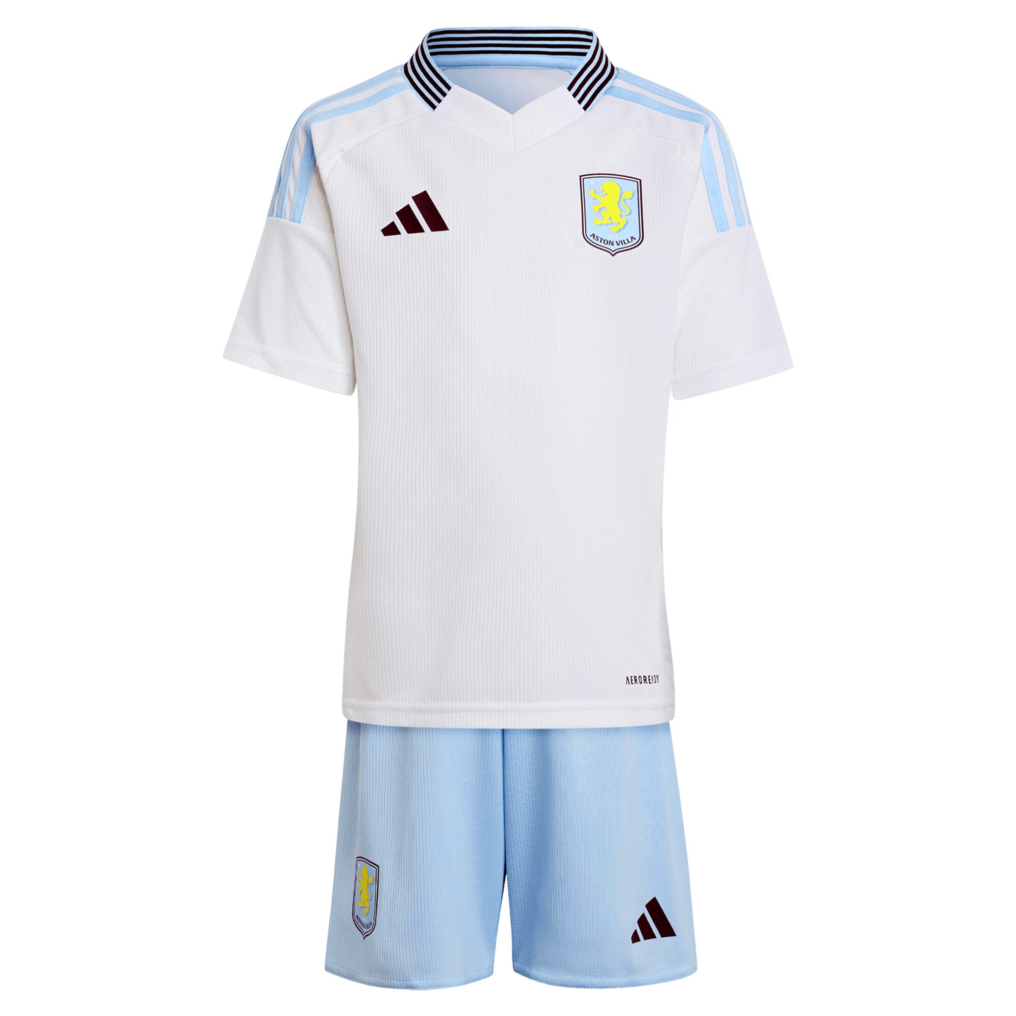 Aston Villa aston villa adidas away mini kit 2024-25 with diego carlos 3 printing Kits - Official Football Shirts & Training Gear