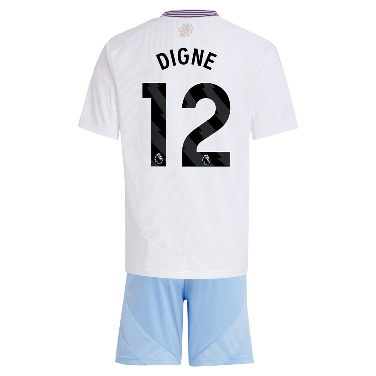 Aston Villa aston villa adidas away mini kit 2024-25 with digne 12 printing Kits - Official Football Shirts & Training Gear