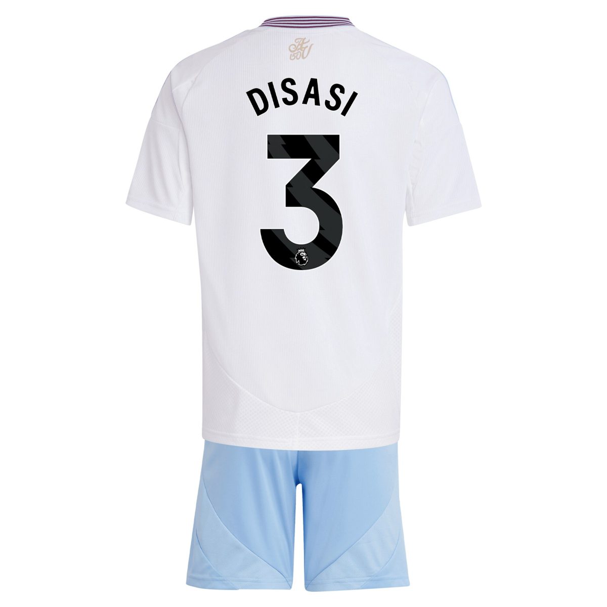 Aston Villa aston villa adidas away mini kit 2024-25 with disasi 3 printing Kits - Official Football Shirts & Training Gear