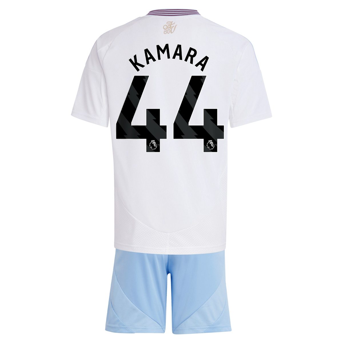 Aston Villa aston villa adidas away mini kit 2024-25 with kamara 44 printing Kits - Official Football Shirts & Training Gear