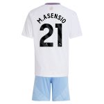 Aston Villa aston villa adidas away mini kit 2024-25 with m.asensio 21 printing Kits - Official Football Shirts & Training Gear