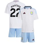 Aston Villa aston villa adidas away mini kit 2024-25 with maatsen 22 printing Kits - Official Football Shirts & Training Gear
