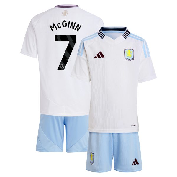 Aston Villa aston villa adidas away mini kit 2024-25 with mcginn 7 printing Kits - Official Football Shirts & Training Gear